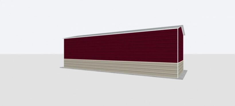 Keen'S Buildings, 12X35X10 Metal Garage, Kbg-1G123510-1D1W