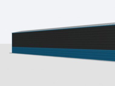 Keen's Buildings, 12x45x10 Metal Garage, KBG-1G124510-1D1W