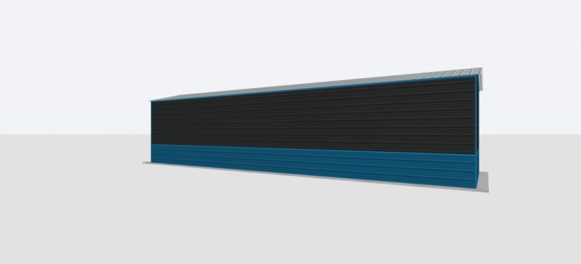 Keen'S Buildings, 12X45X10 Metal Garage, Kbg-1G124510-1D1W
