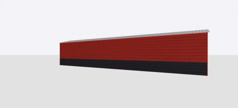 Keen'S Buildings, 12X55X10 Metal Garage, Kbg-1G125510-1D1W
