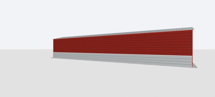Keen'S Buildings, 12X60X10 Metal Garage, Kbg-1G126010-1D1W