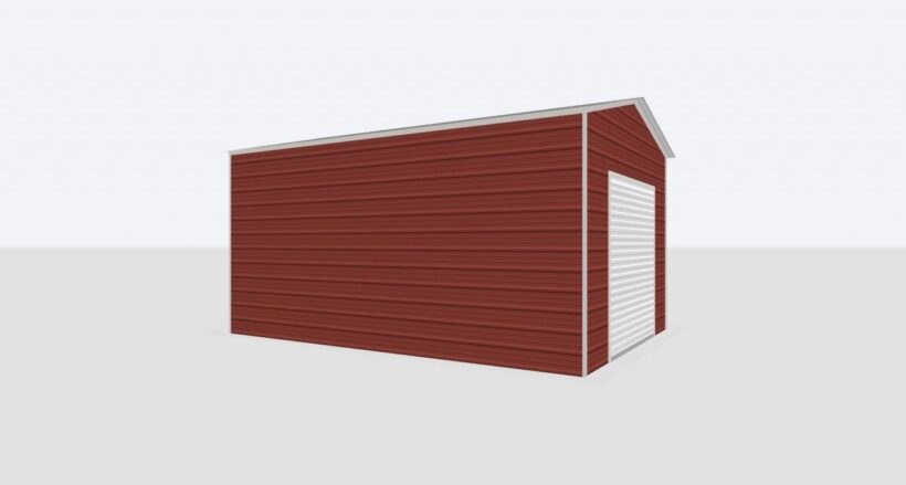 Keen'S Buildings, 14X20X10 Metal Garage, Kbg-1G142010-1D1W