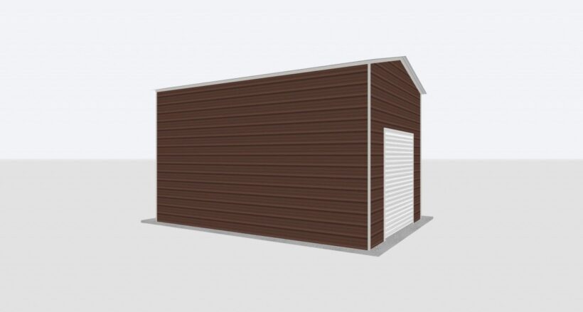 Keen'S Buildings, 14X20X12 Metal Garage, Kbg-1G142012-1D1W