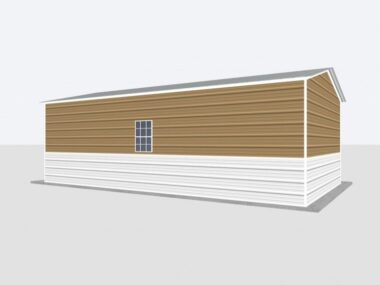 Keen's Buildings, 14x25x8 Metal Garage, KBG-1G142508-1D1W