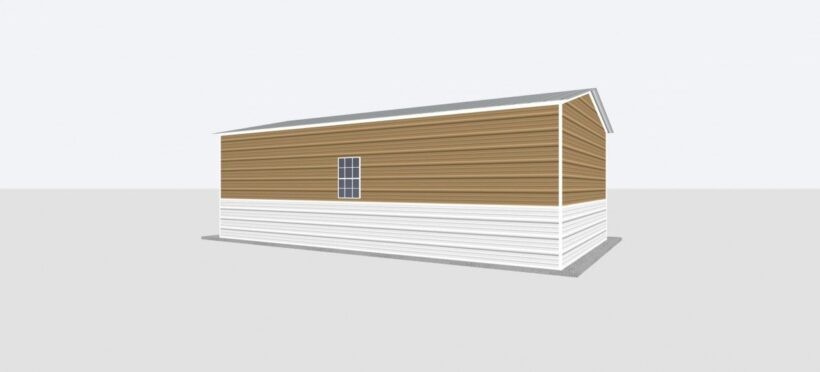 Keen'S Buildings, 14X25X8 Metal Garage, Kbg-1G142508-1D1W