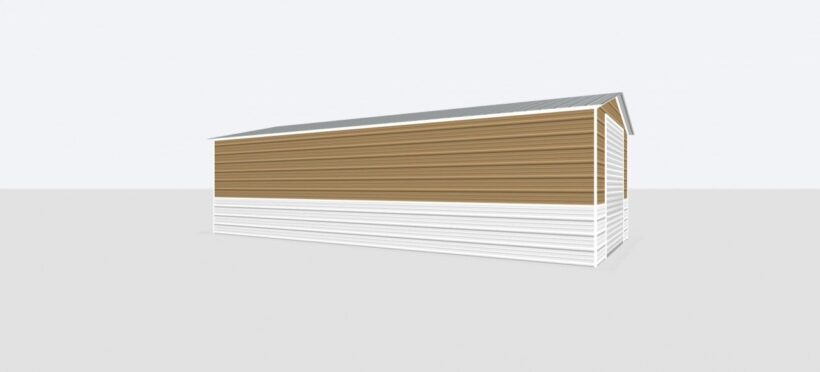 Keen'S Buildings, 14X30X8 Metal Garage, Kbg-1G143008-1D1W