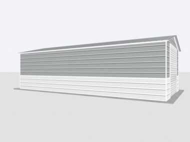 Keen's Buildings, 14x35x8 Metal Garage, KBG-1G143508-1D1W