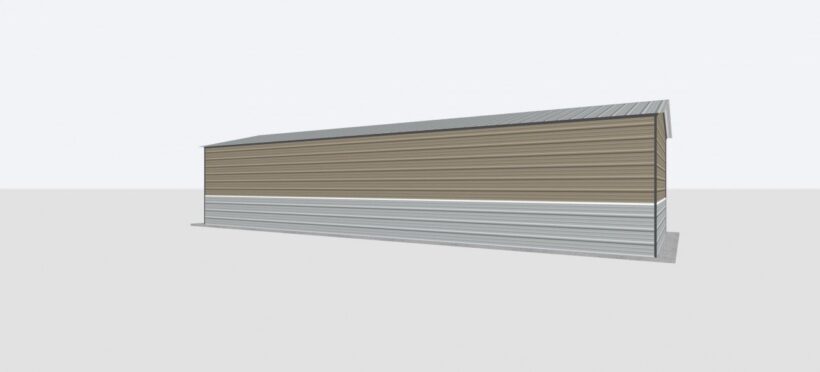 Keen'S Buildings, 14X40X8 Metal Garage, Kbg-1G144008-1D1W
