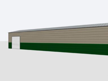 Keen's Buildings, 14x45x8 Metal Garage, KBG-1G144508-1D1W