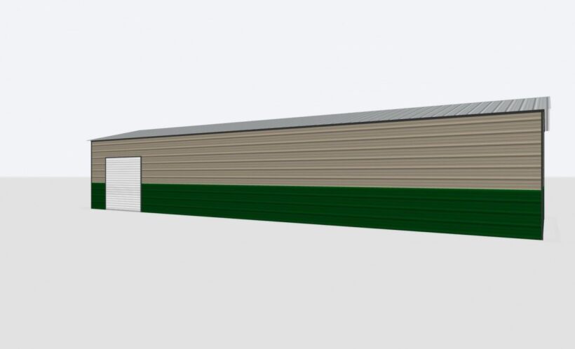 Keen'S Buildings, 14X45X8 Metal Garage, Kbg-1G144508-1D1W