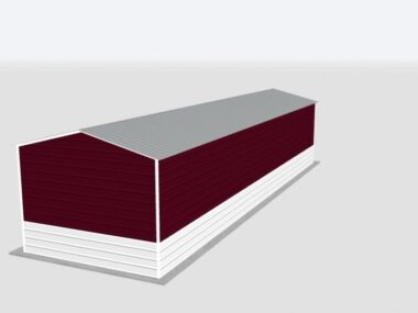 Keen's Buildings, 14x50x10 Metal Garage, KBG-1G145010-1D1W