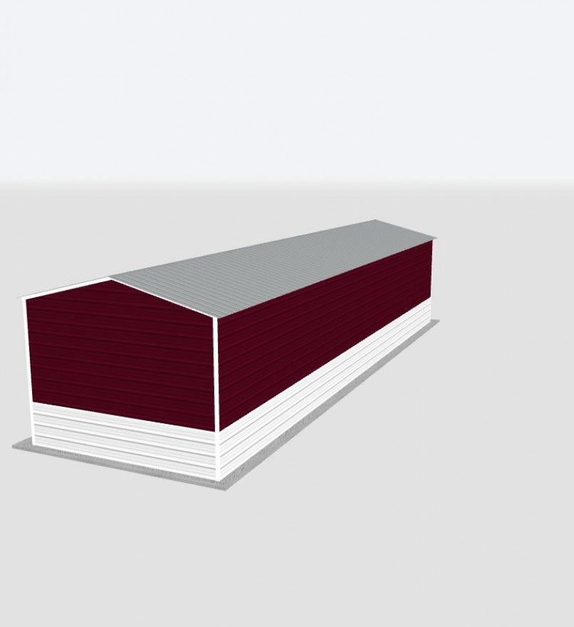 14X50X10 Metal Garage 14X50X10 Metal Garage Keen'S Buildings, 14X50X10 Metal Garage, Kbg-1G145010-1D1W