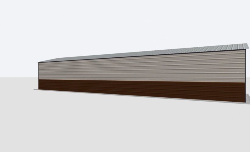 Keen'S Buildings, 14X50X8 Metal Garage, Kbg-1G145008-1D1W