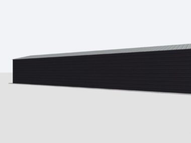 Keen's Buildings, 14x55x8 Metal Garage, KBG-1G145508-1D1W