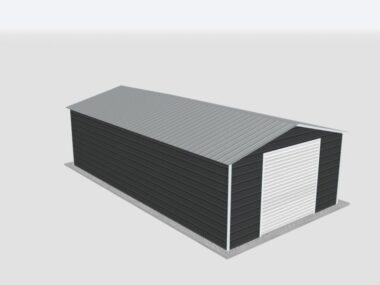 16x25x8 Metal Garage - Keen's Buildings