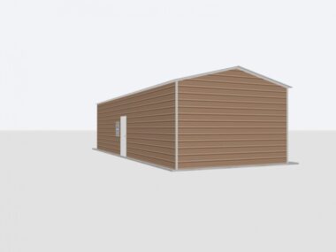 Keen's Buildings, 16x40x10 Metal Garage, KBG-1G164010-1D1W