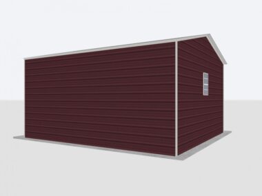 Keen's Buildings, 18x20x10 Metal Garage, KBG-1G182010-1D1W