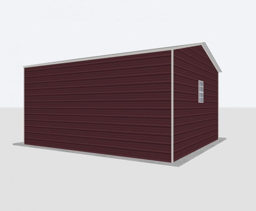 Keen'S Buildings, 18X20X10 Metal Garage, Kbg-1G182010-1D1W