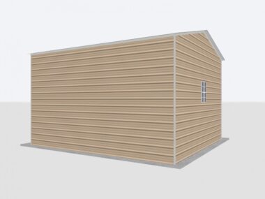 Keen's Buildings, 18x20x12 Metal Garage, KBG-1G182012-1D1W
