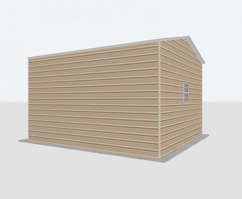 Keen'S Buildings, 18X20X12 Metal Garage, Kbg-1G182012-1D1W