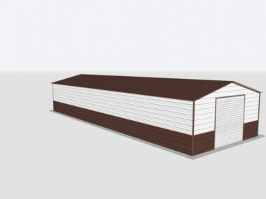 Keen's Buildings, 22x20x8 Metal Garage, KBG-1G222008-1D1W