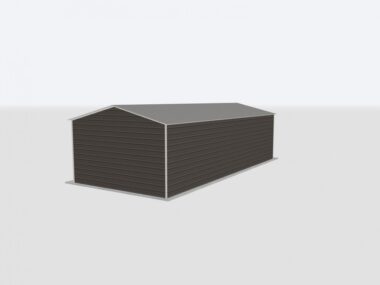 Keen's Buildings, 18x40x10 Metal Garage, KBG-1G184010-1D1W