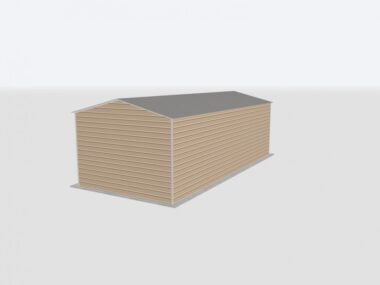 Keen's Buildings, 18x40x12 Metal Garage, KBG-1G184012-1D1W