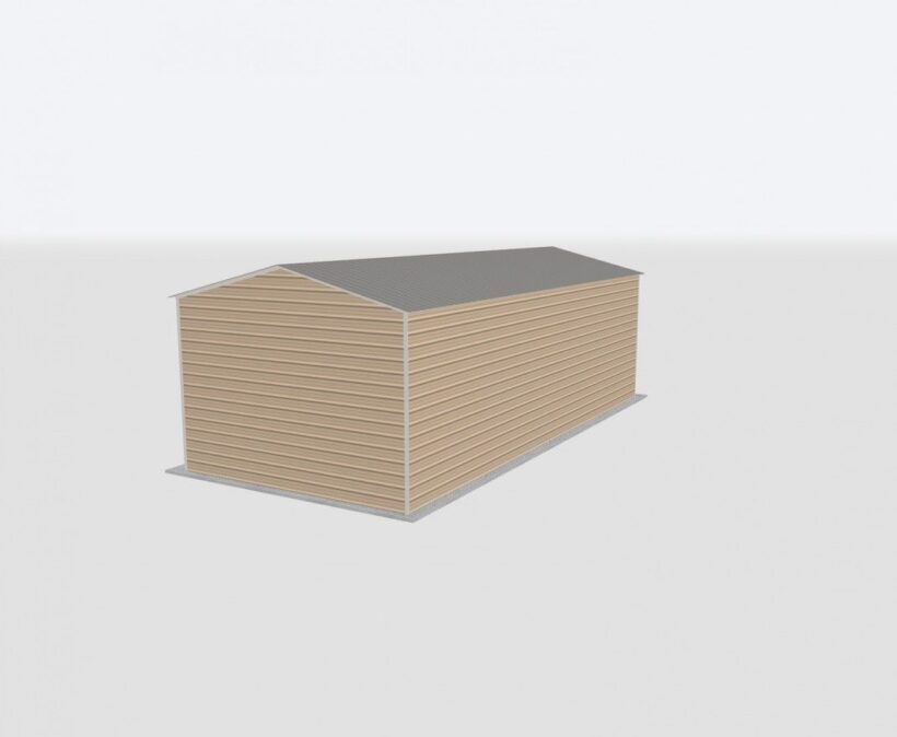 18x40x12 Metal Garage - Keen's Buildings