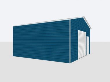 Keen's Buildings, 20x25x10 Metal Garage, KBG-1G202510-1D1W