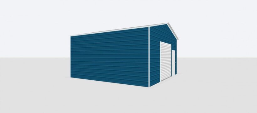 Keen'S Buildings, 20X20X10 Metal Garage, Kbg-1G202010-1D1W