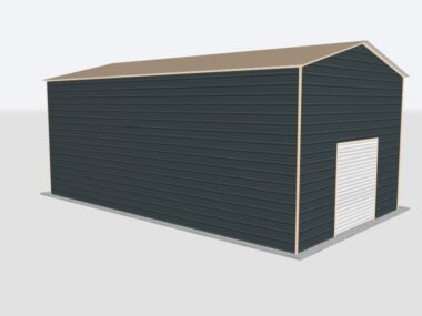 Keen's Buildings, 20x40x14 Metal Garage, KBG-1G204014-1D1W
