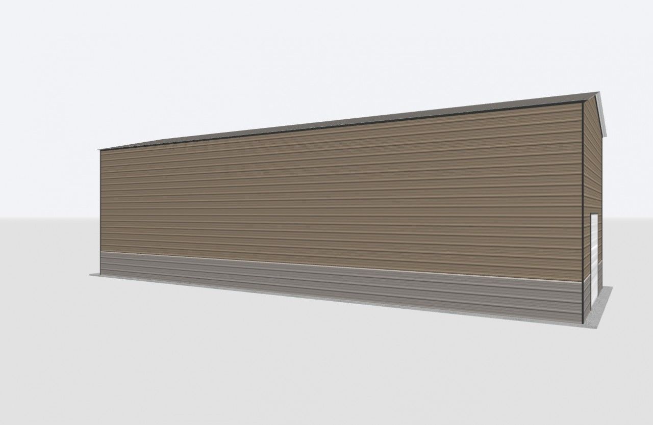 20X40X20 Metal Garage 20X40X20 Metal Garage Keen'S Buildings, 20X40X20 Metal Garage, Kbg-1G204020-1D1W