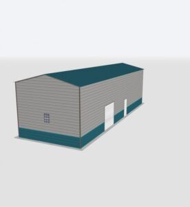 20x60x16 Metal Garage