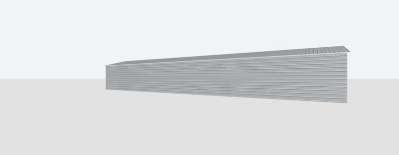 Keen'S Buildings, 20X90X10 Metal Garage, Kbg-1G209010-1D1W