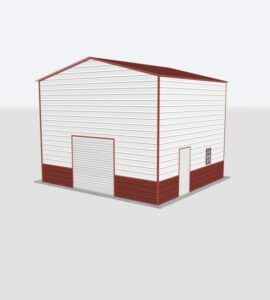 22x20x16 Metal Garage