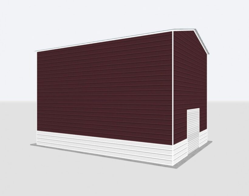 Keen'S Buildings, 22X20X20 Metal Garage, Kbg-1G222020-1D1W