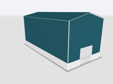 Keen's Buildings, 22x55x20 Metal Garage, KBG-1G225520-1D1W