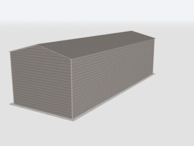 Keen's Buildings, 22x60x18 Metal Garage, KBG-1G226018-1D1W