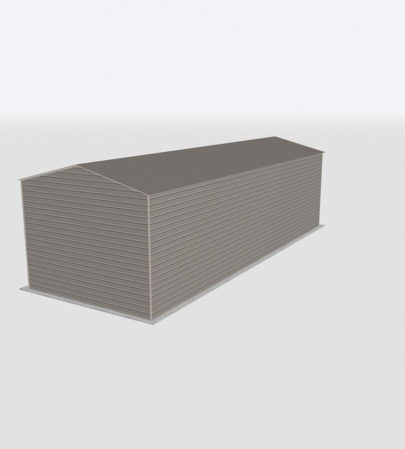 22X60X18 Metal Garage 22X60X18 Metal Garage Keen'S Buildings, 22X60X18 Metal Garage, Kbg-1G226018-1D1W