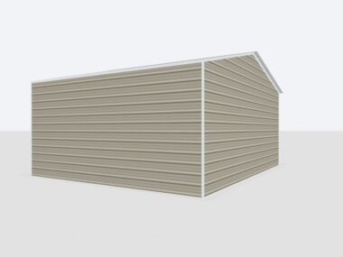 Keen's Buildings, 20x25x8 Metal Garage, KBG-1G202508-1D1W