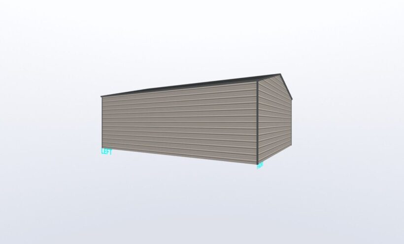 Keen'S Buildings, 24X30X10 Metal Garage/ Workshop Installed, Kbg-2G243010-1D1W