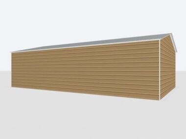 Keen's Buildings, 24x40x10 Metal Garage, KBG-1G244010-1D1W