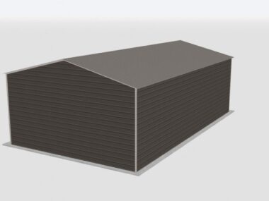 Keen's Buildings, 24x45x14 Metal Garage, KBG-1G244514-1D1W