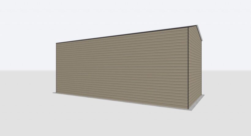 Keen'S Buildings, 24X55X20 Metal Garage/Workshop Installed, Kbg-1G245520-1D1W