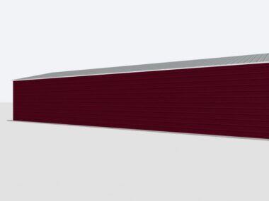 Keen's Buildings, 24x55x10 Metal Garage, KBG-1G245510-1D1W