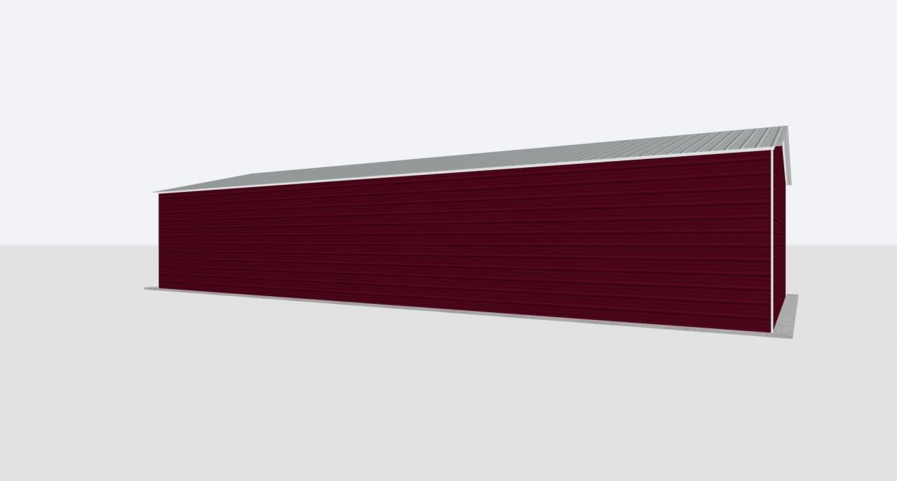 24X55X10 Metal Garage 24X55X10 Metal Garage Keen'S Buildings, 24X55X10 Metal Garage, Kbg-1G245510-1D1W