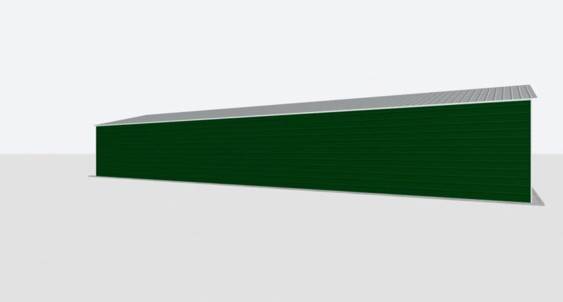 Keen'S Buildings, 24X90X8 Metal Garage/Workshop Installed, Kbg-1G249008-1D1W