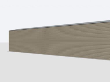 Keen's Buildings, 26x90x20 Metal Garage/Workshop Installed, KBG-1G269020-1D1W