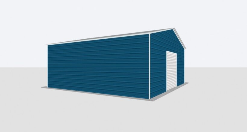 Keen'S Buildings, 26X30X10 Metal Garage, Kbg-1G263010-1D1W