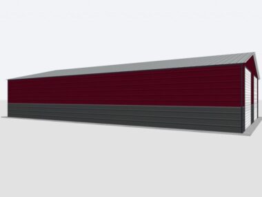 Keen's Buildings, 26x40x8 Metal Garage/Workshop Installed, KBG-1G264008-1D1W